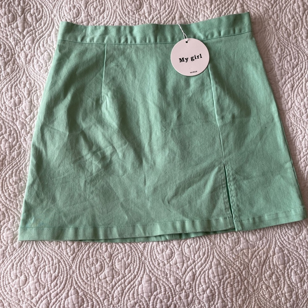 NWT hello Molly mint skirt